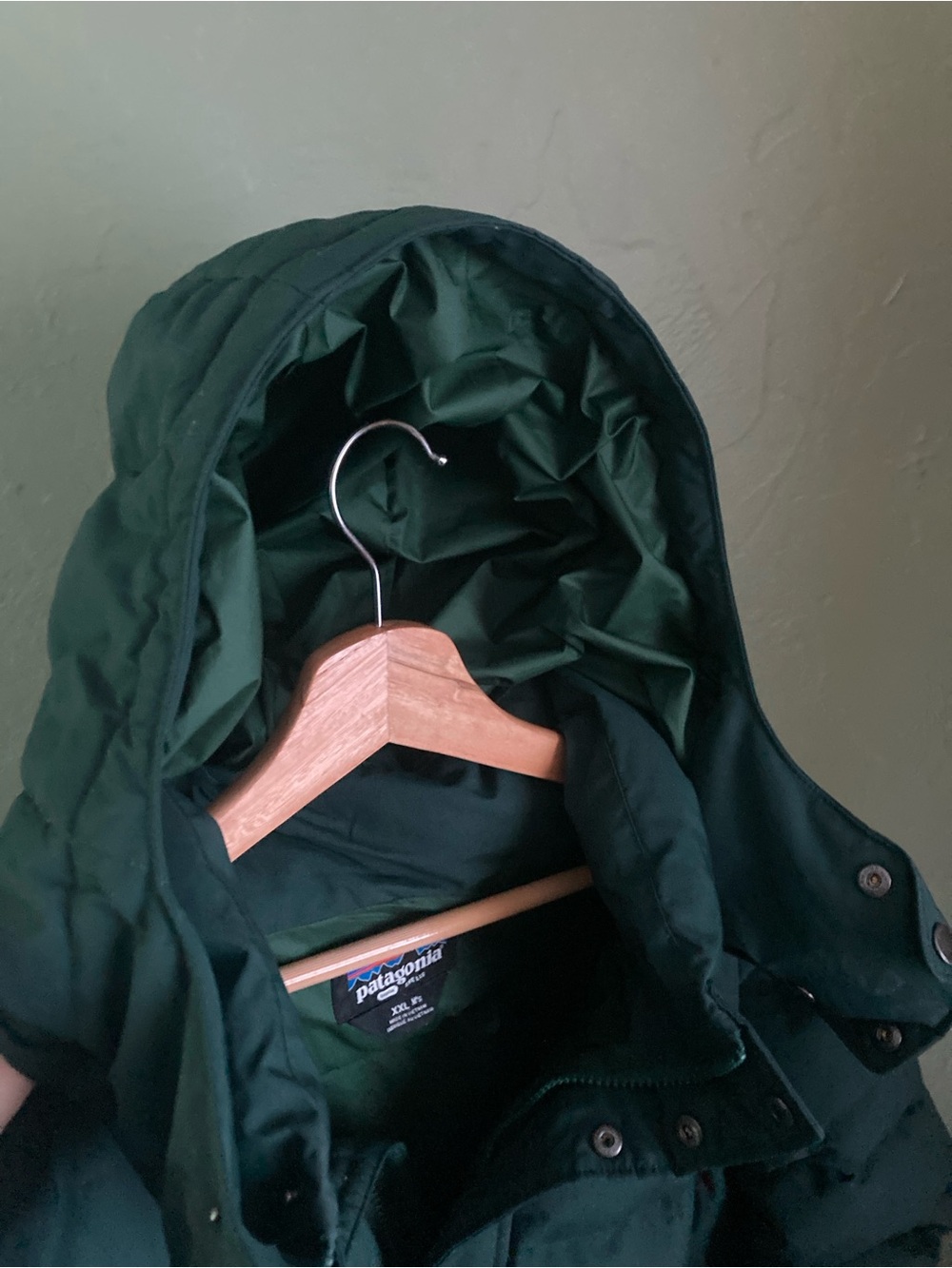 Patagonia Downdrift Jacket Northern Green Size XXL - Picture 6 of 7